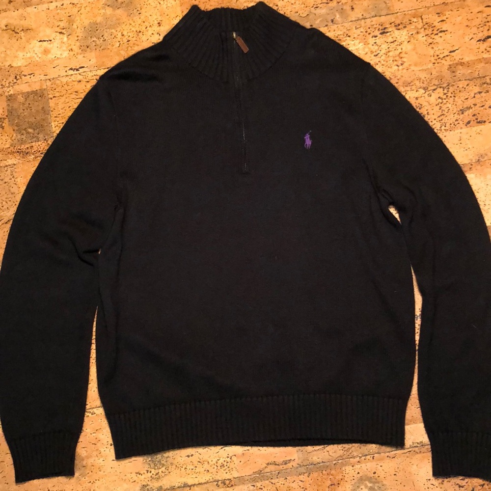 Polo Ralph Lauren Black Pullover, L